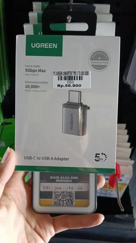 UGREEN CONVERTER TYPE C TO USB 50283