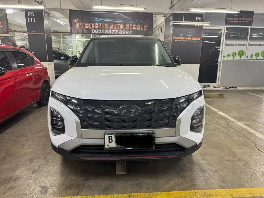 TERMURAH HYUNDAI CRETA PRIME AT MATIC 2023 PUTIH TWO TONE (DR MURAH)