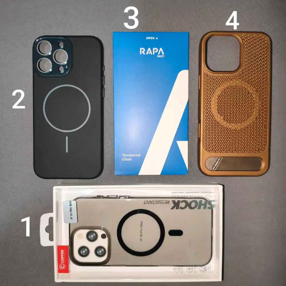 Case Iphone 16 ProMax Premium Magsafe (Bonus Tempered Glass Rapatech)