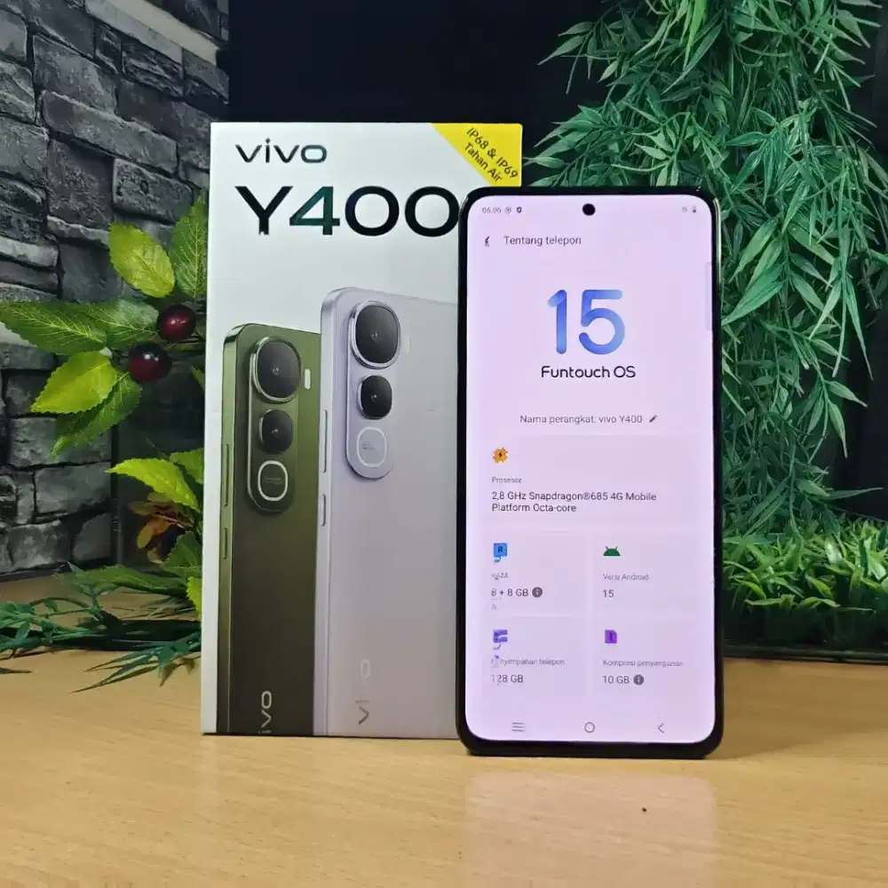 VIVO Y 400 Ram 8+8/128 GB Fullset