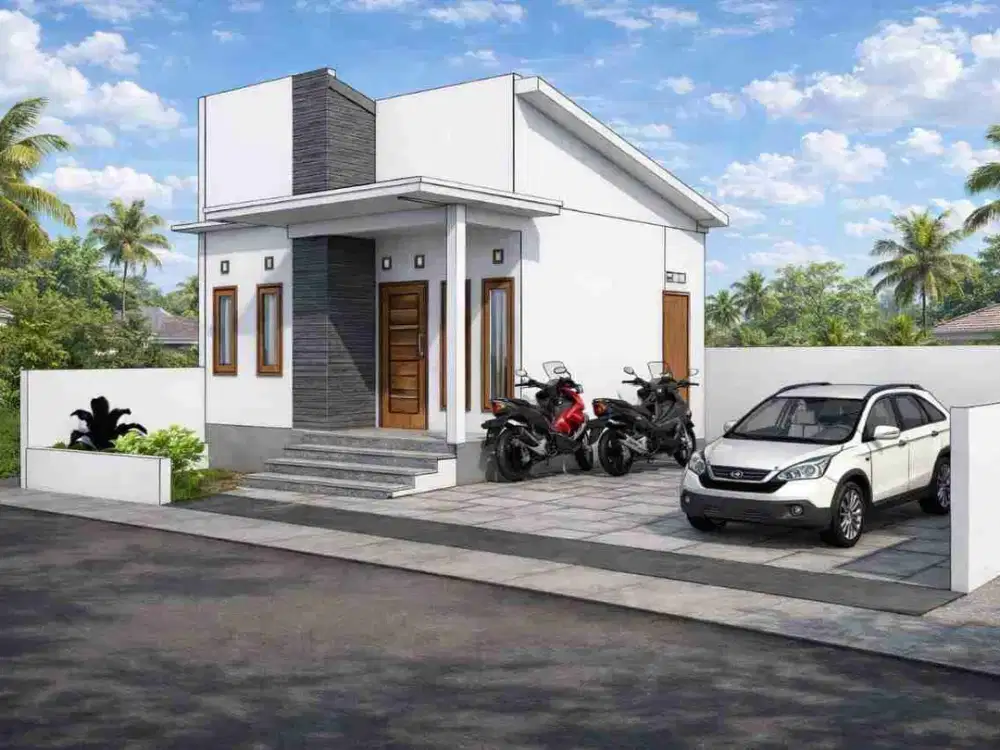 Promo Lebaran dijual rumah siap bangun di barat pasar pakem sleman