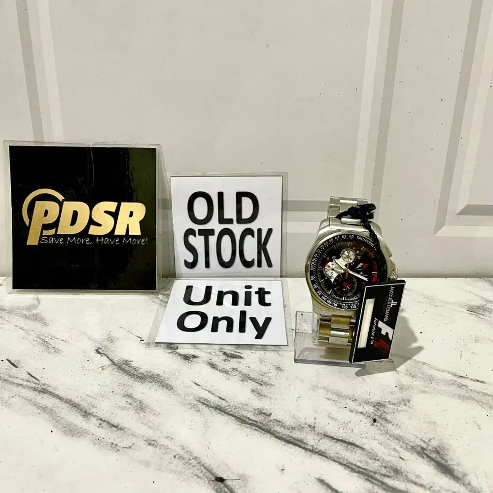 JAM TANGAN F1 FORMULA ONE SLVR F-5015G JACQUES LEMANS CHRONO ORIGINAL