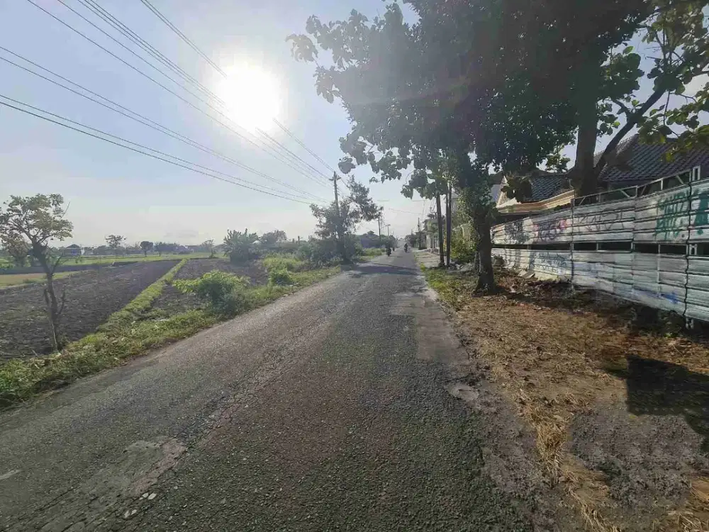 Tanah Bagus Strategis Tepi Jalan Utama Area jl. Kabupaten Dalam Ringroad Dekat SKE Sindhupark  Dan Tugu Jogja