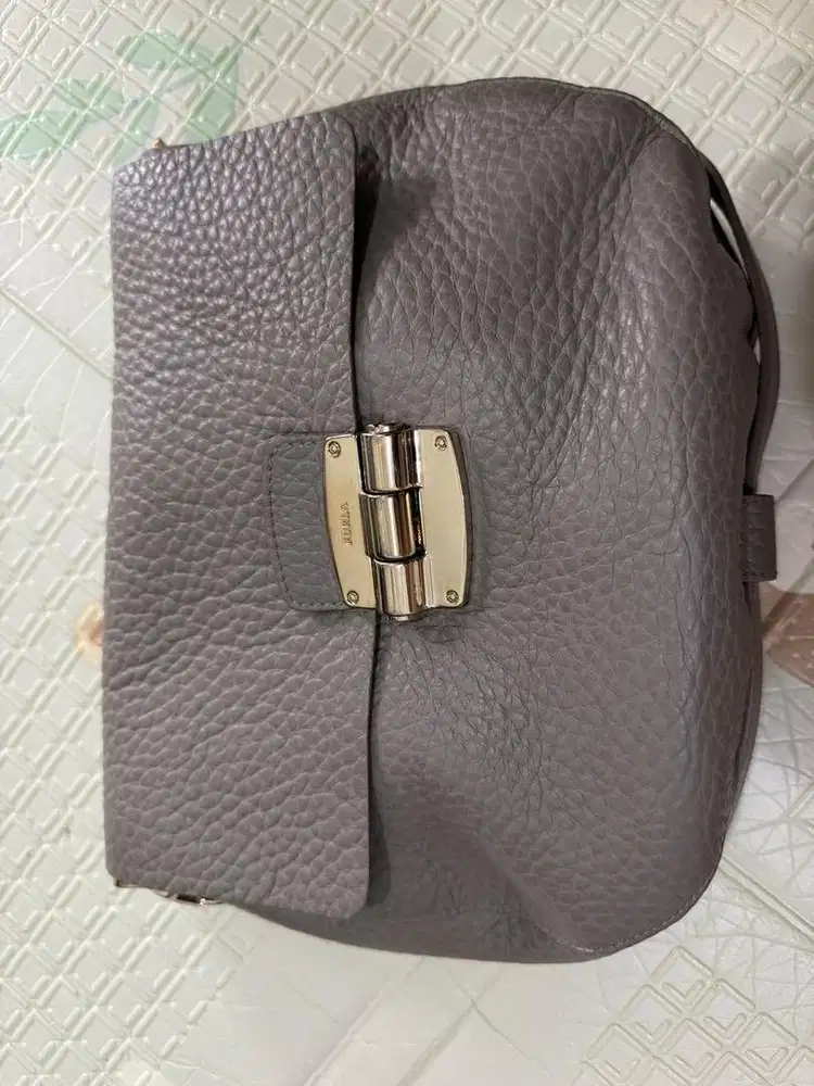 Gray Furla Sling Bag