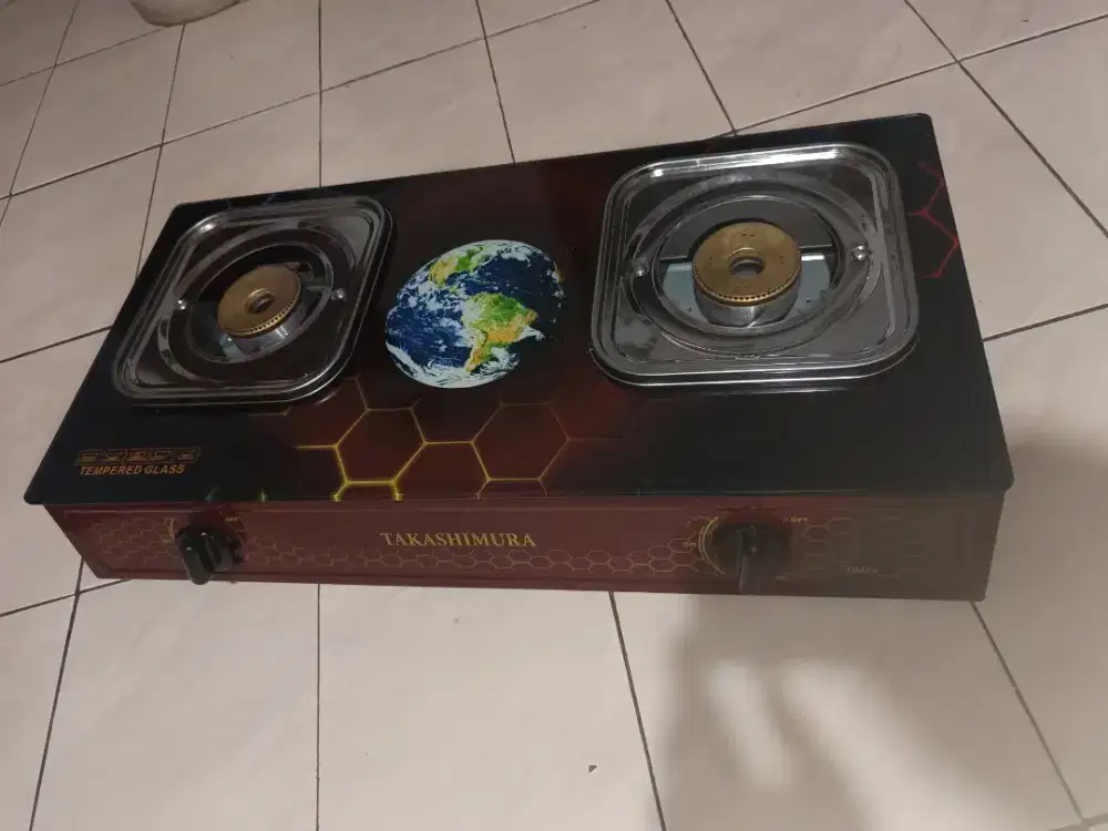 KOMPOR GAS 2 TUNGKU MEREK TAKASHIMURA