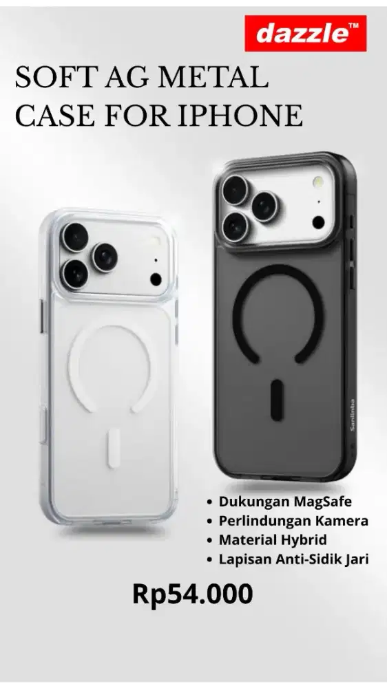 Soft AG Metal For Iphone