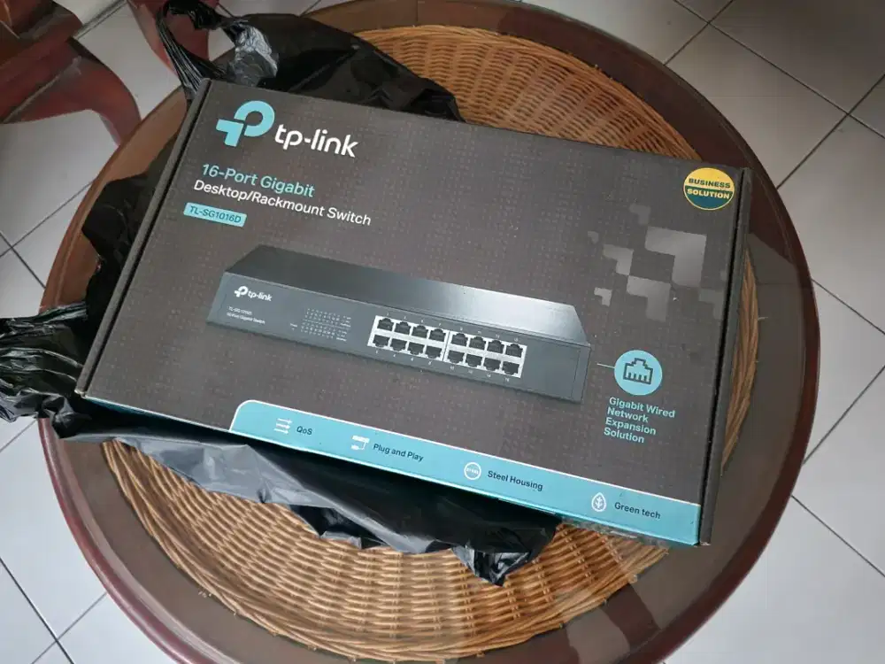 Tp-Link TL-SG1016D 16-Port Switch Gigabit 10/100/1000Mbps