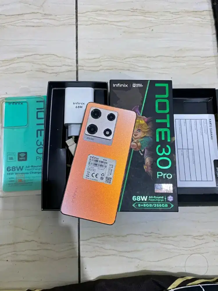 Infinix note 3 pro fullset ori (8+8/256gb) HP gaming