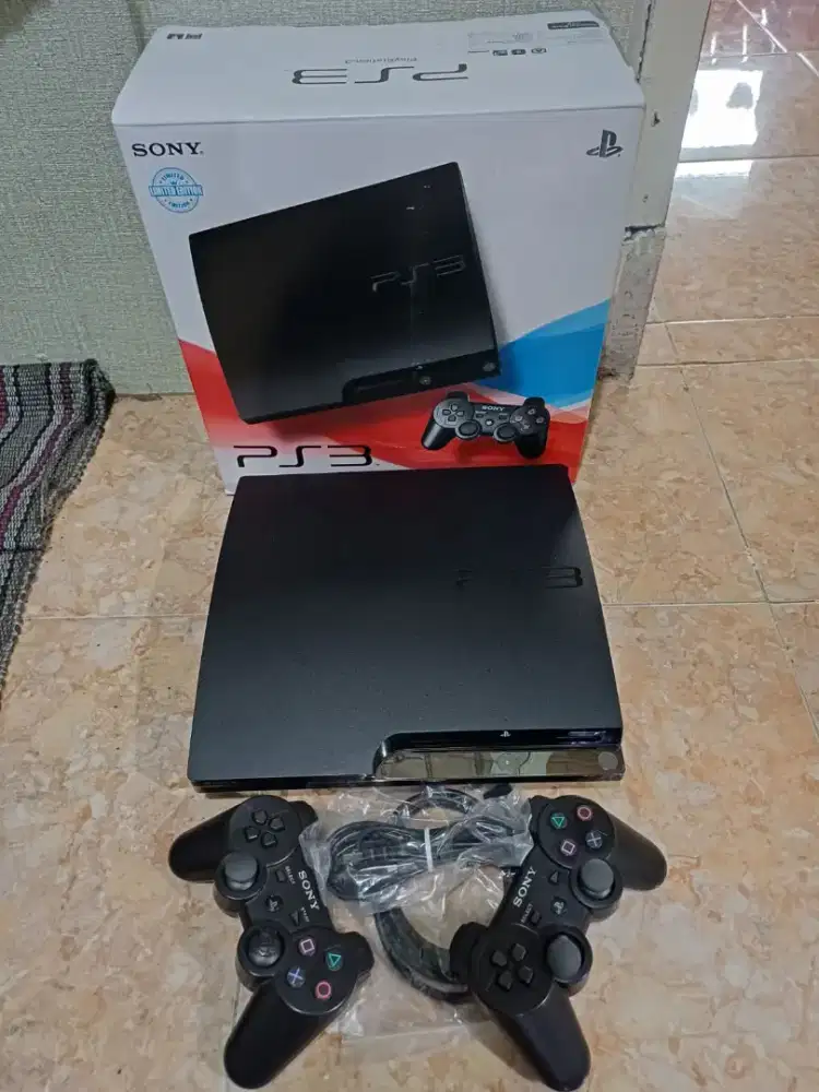 PS3 PS 3 PLAYSTATION 3 SLIM 500GB SECOND MULUS SEGEL TT PS2 DLL