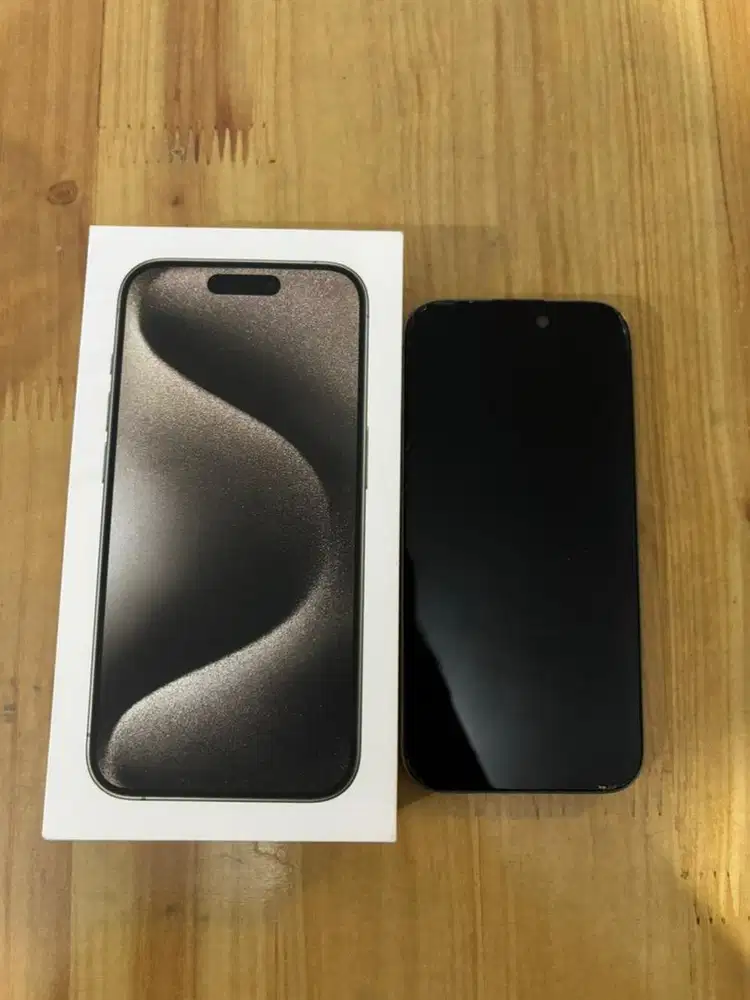 JUAL MURAH IPHONE 15 PRO 128gb EX DIGIMAP SECOND INCLUDE BOX