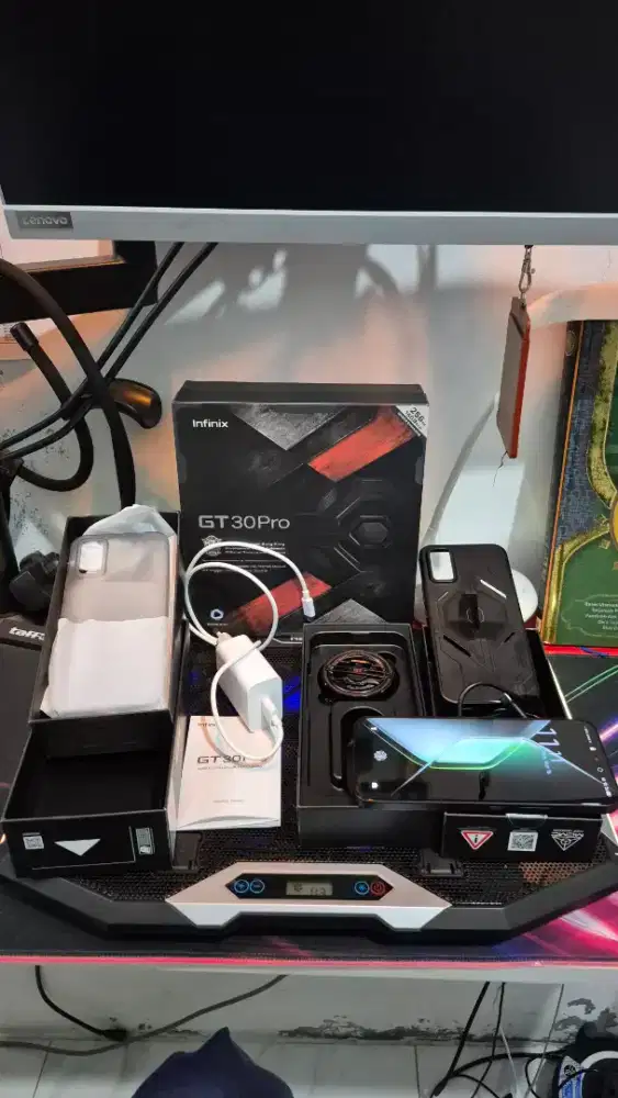Hp gaming Infinix GT 30 Pro Dark Flare 256GB 8+8GB fullset resmi