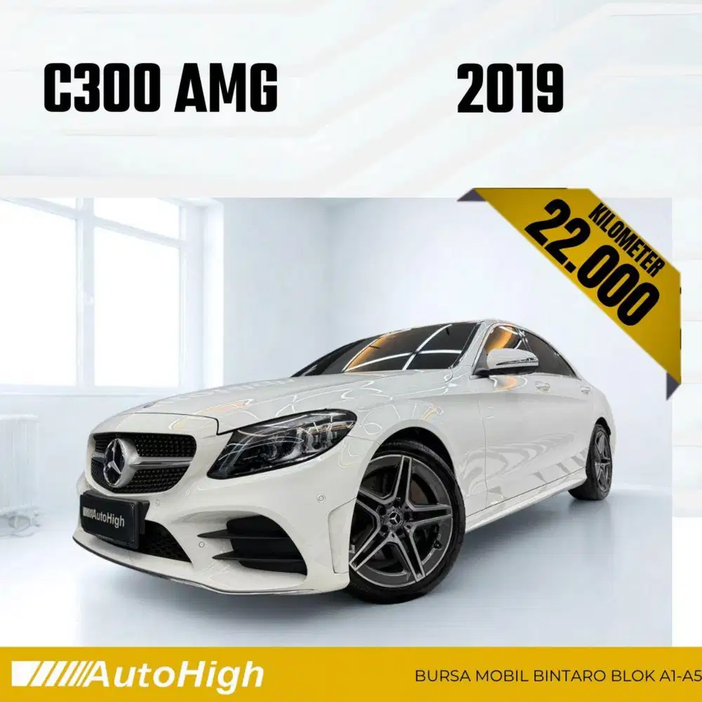 DP10% [Km22.000] C300 AMG 2019 White Reg 2020 #AUTOHIGH