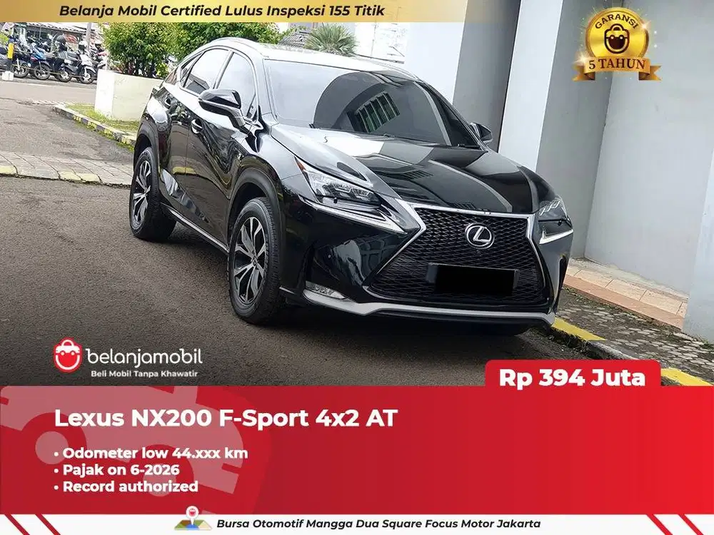 [ LOW KM 44RB ] Lexus NX200 NX 200 4X2 F-Sport F Sport 2017 2018