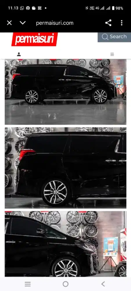 Velg 20 Rav predator + ban Michelin kondisi 90% like new