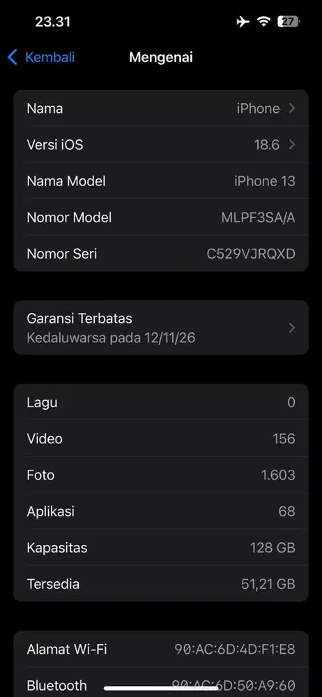WTS IPHONE 13 BLIBLI