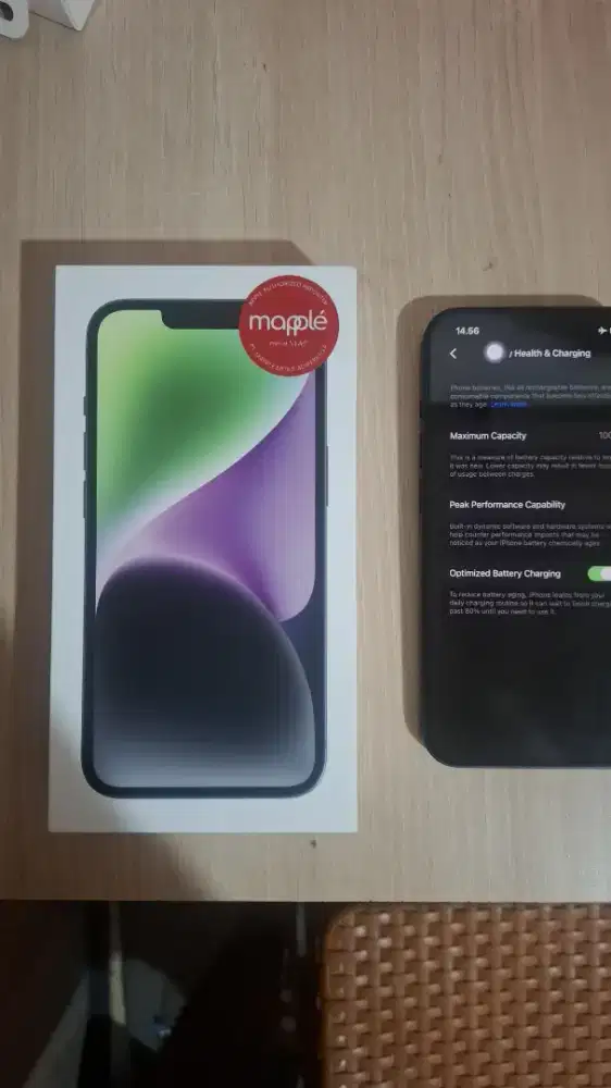 Iphone 14 128 gb midnight Like New