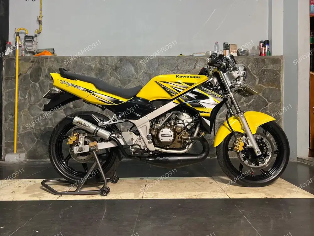NINJA R 2013 PUTIH ALBINO CONVERT SS KUNING