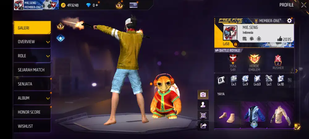 Jual akun ff lagi bu