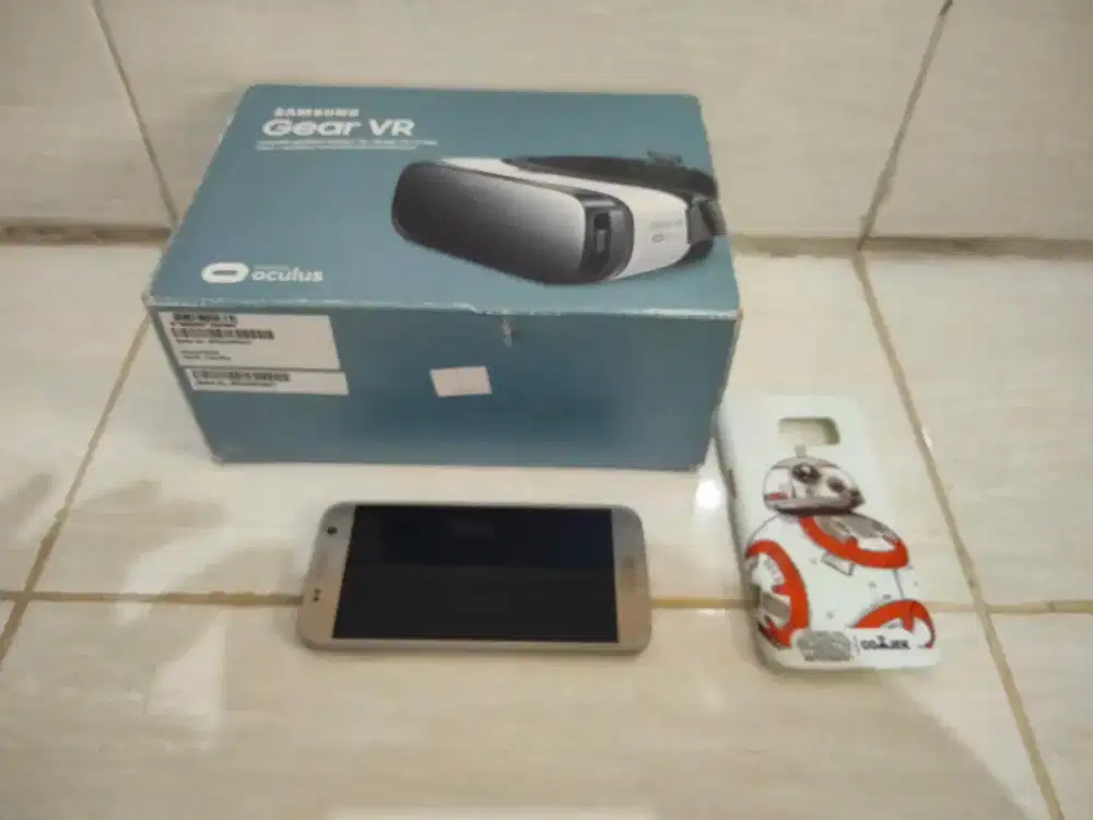 Jual bundling hp Samsung galaxy S7 dan VR glasses bonus case starwars