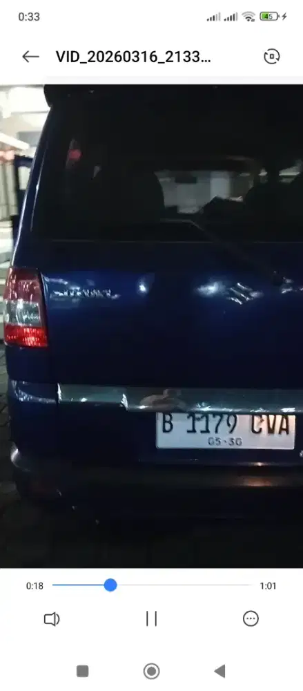 Suzuki APV type X AC double dingin 2005