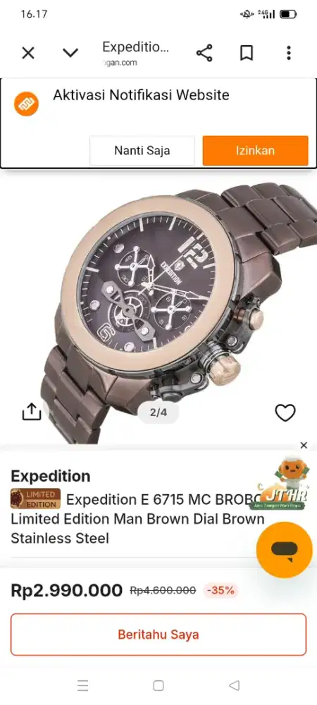 Jam tangan expedition E6715M