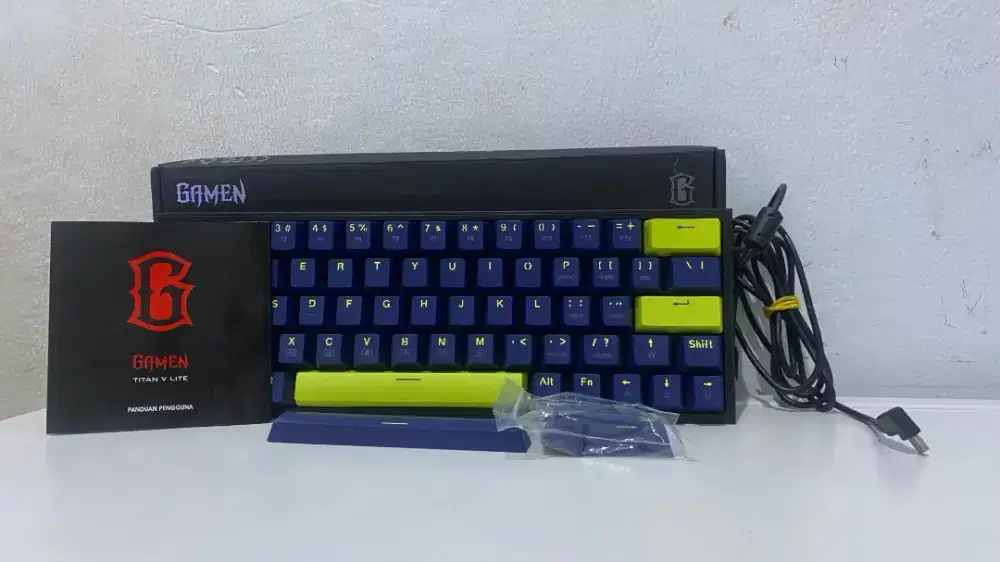 GAMEN TITAN V [LITE] WIRED GAMING KEYBOARD MECHANICAL 60% RED SW
