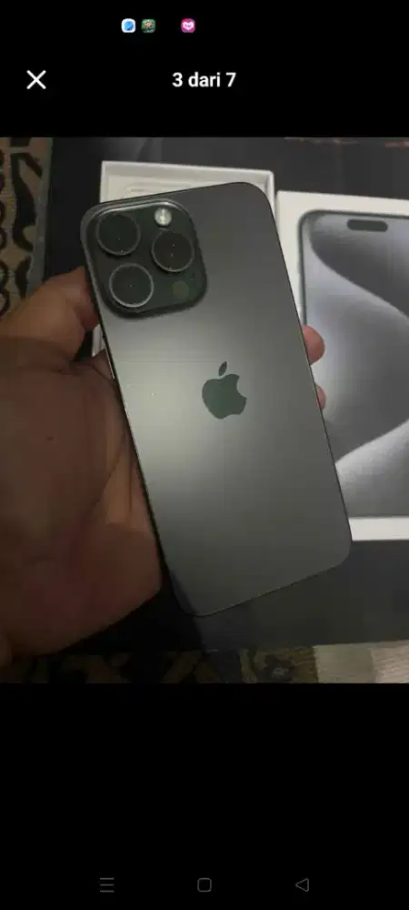 iPhone 15 promax 256 ex inter resmi