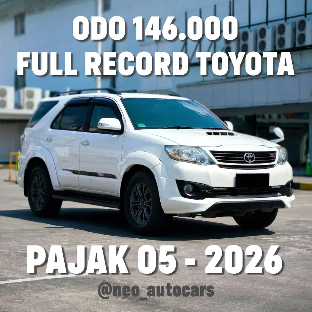 TDP 40 JUTA‼️FORTUNER VNT MATIC TRD KM LOW