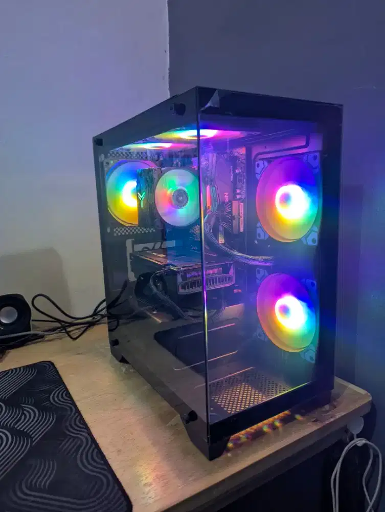 Komputer Pc gaming ryzen 5 5500 | rx 6600 | b550m | ram 16gb | ssd 1tb