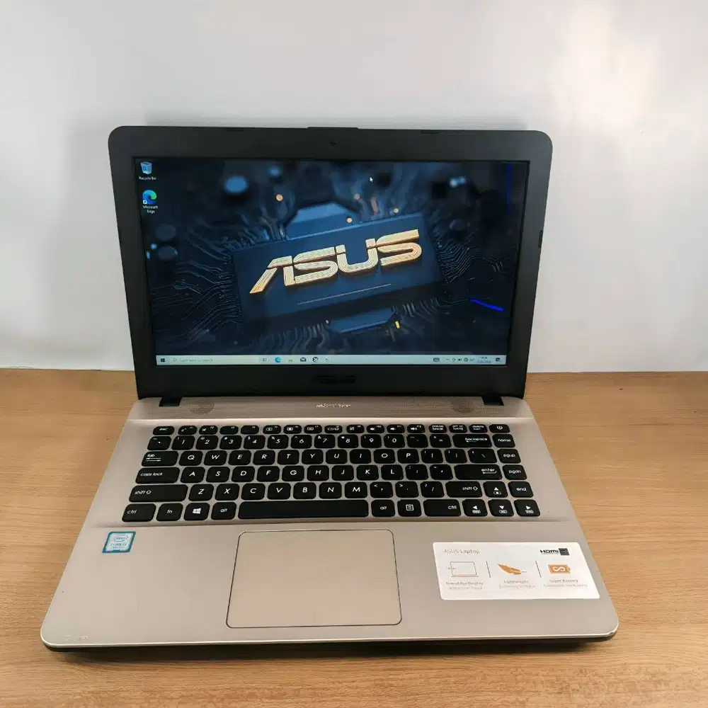 Asus x441Ua intel core i3 7100u gen 7th ram 8gb ssd 128gb siap pakai