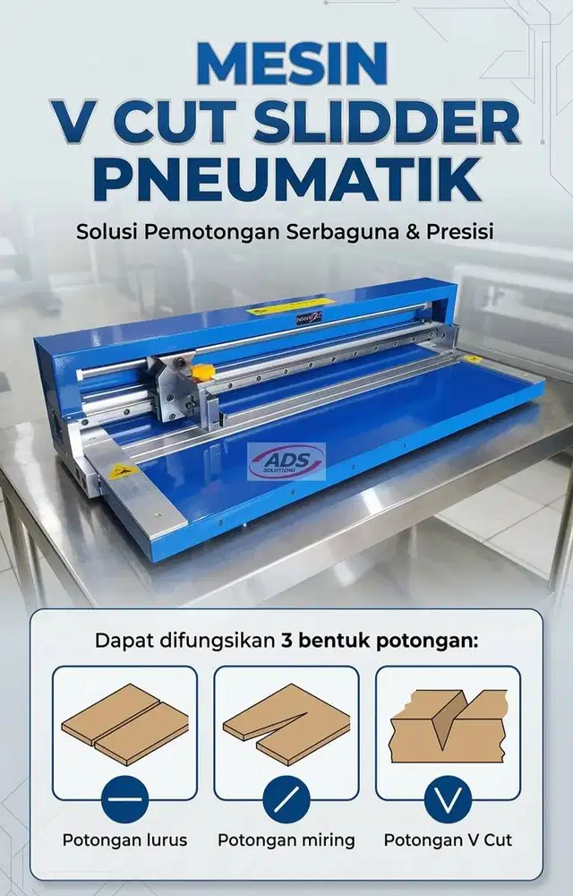MESIN V CUT SLIDDER MANUAL / SISTEM PNEUMATIC TIPE PREMIUM