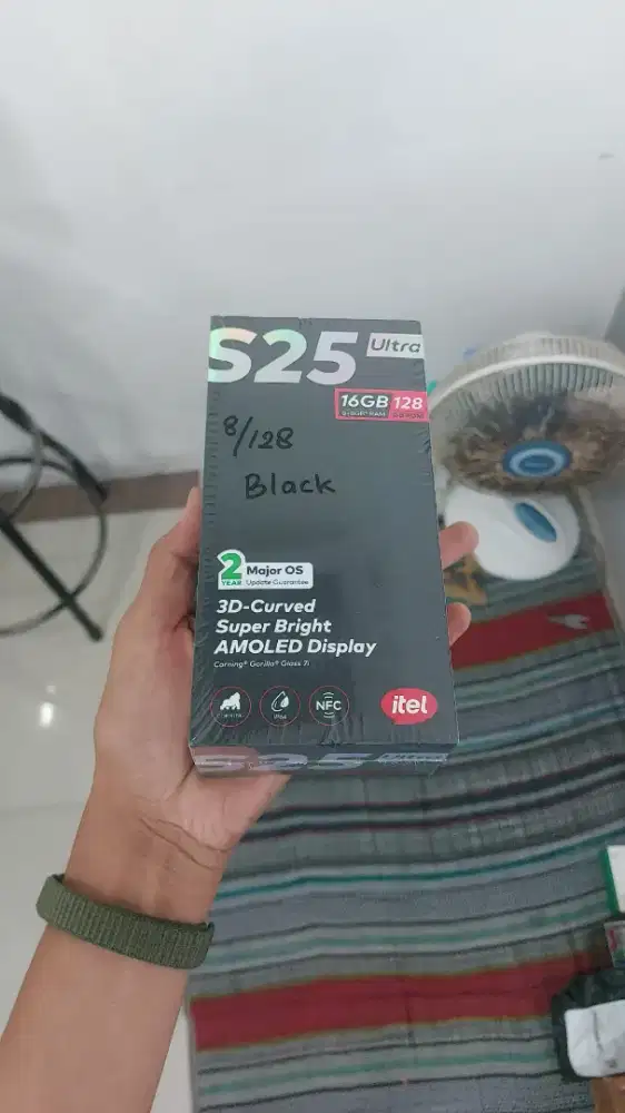 Itel S25 ultra 8/128 layar lengkung