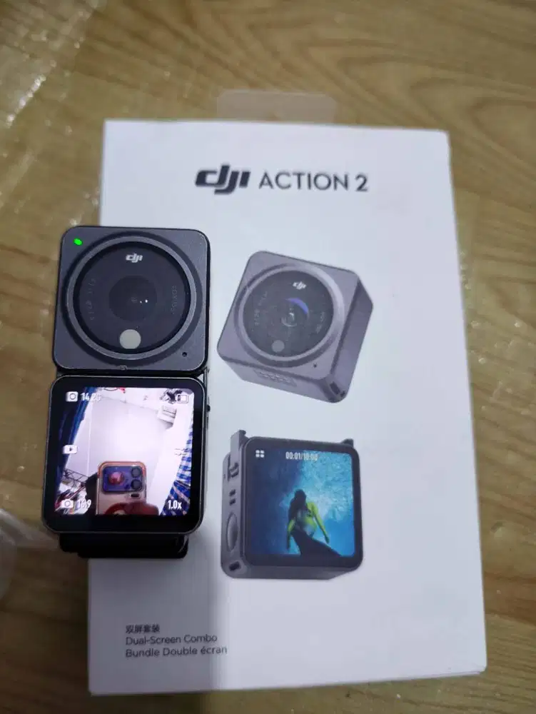 DJI Action 2 Dual Screen Combo Seken Second Action Cam Bekas Lengkap