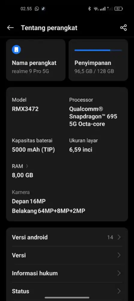 realme 9pro 5G 128gb