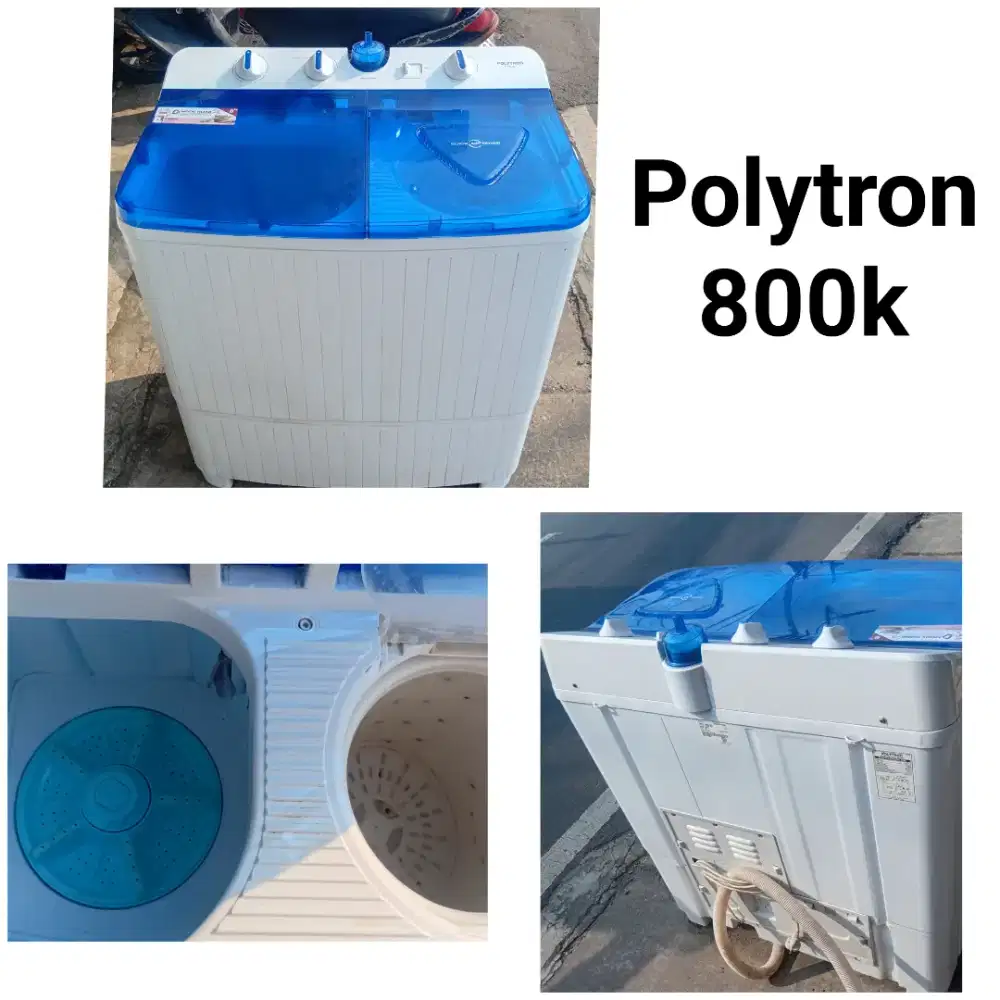 Mesin cuci POLYTRON bekas bergaransi