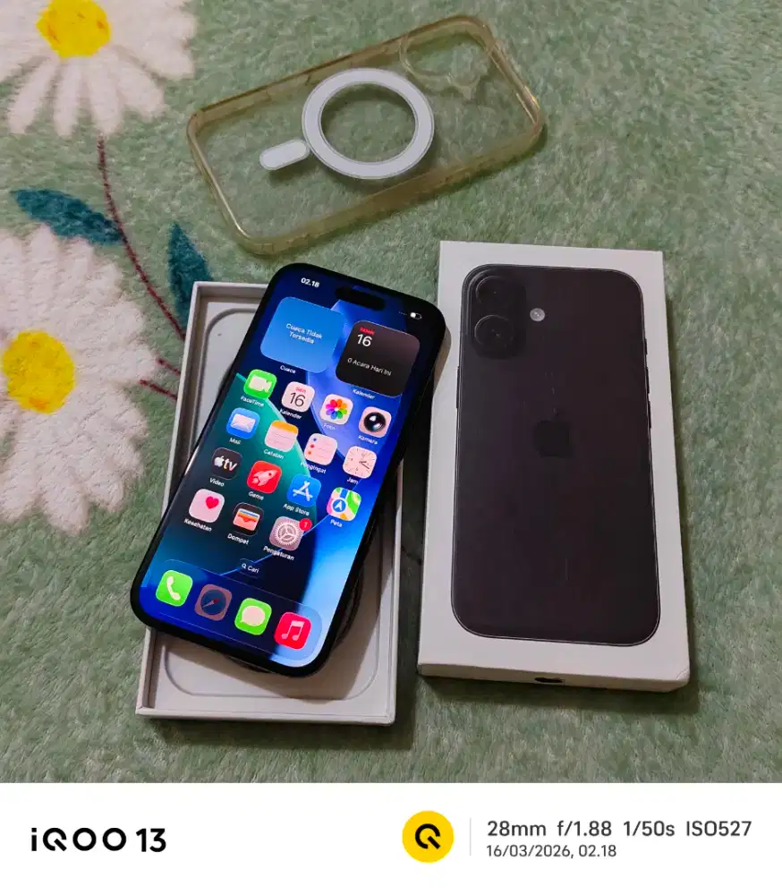 Iphone 16 128gb Dual simcard Beacukai