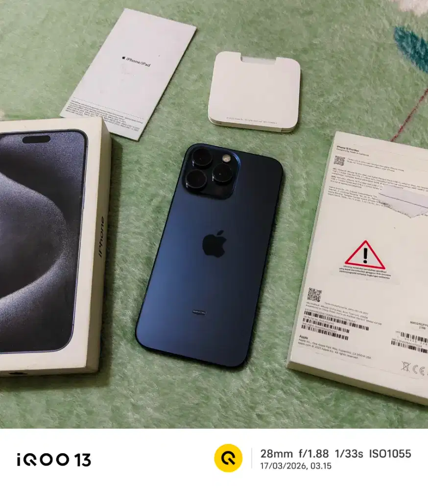 Iphone 15 Pro Max 256gb Resmi