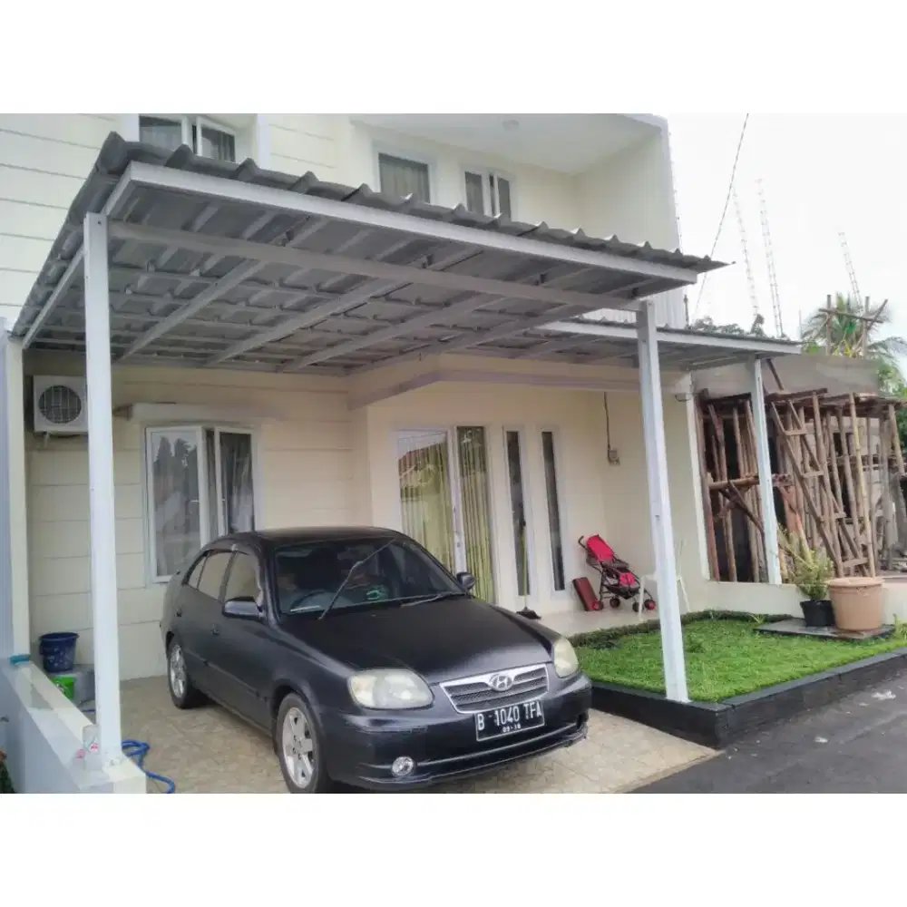 Jasa pasang kanopi baja ringan teras