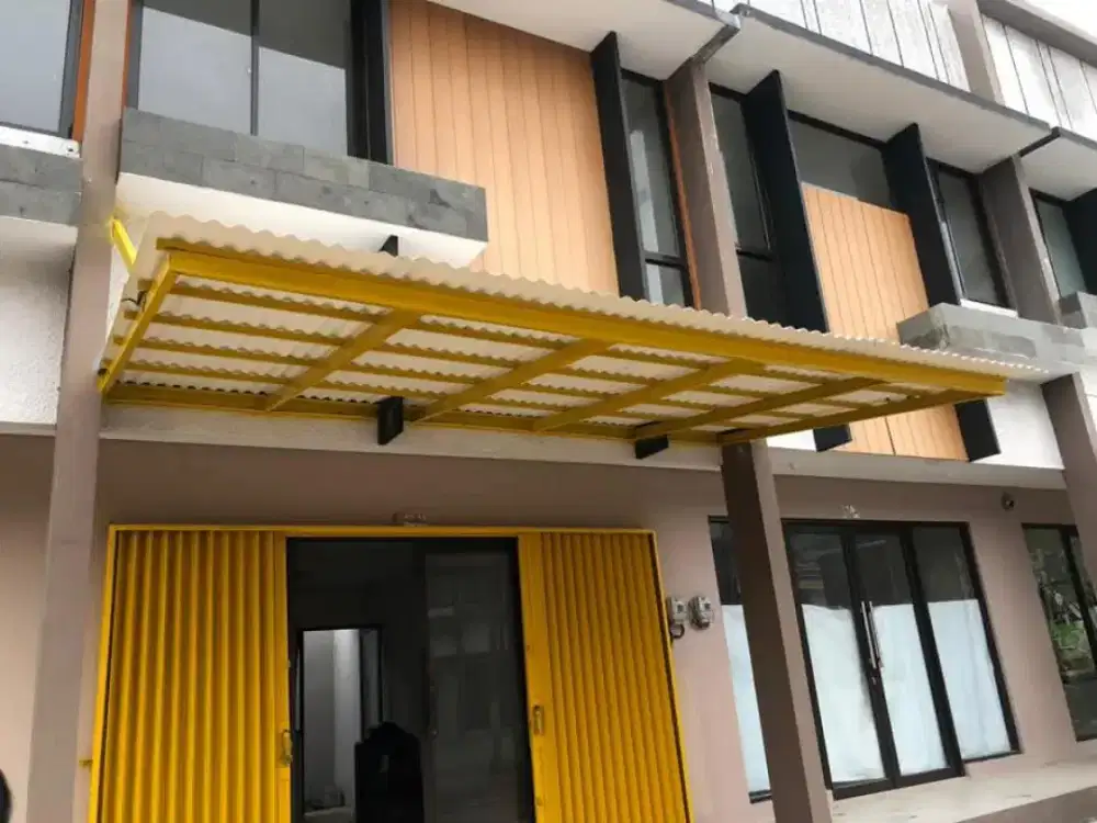 Kanopi ruko dapur kanopi teras rangka baja ringan