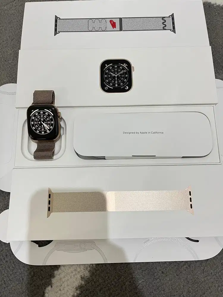 IBOX Apple Watch Series 11 Titanium Gold 42mm (GARANSI ON)