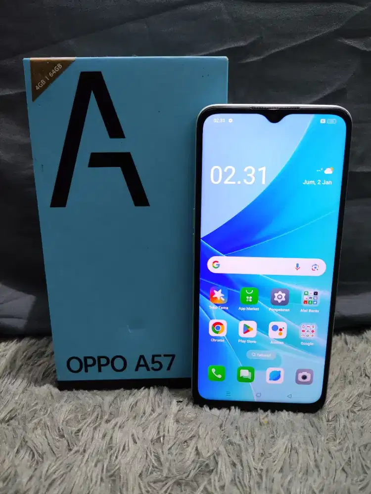 OPPO A57 RAM 4/64GB FULSET ORI
