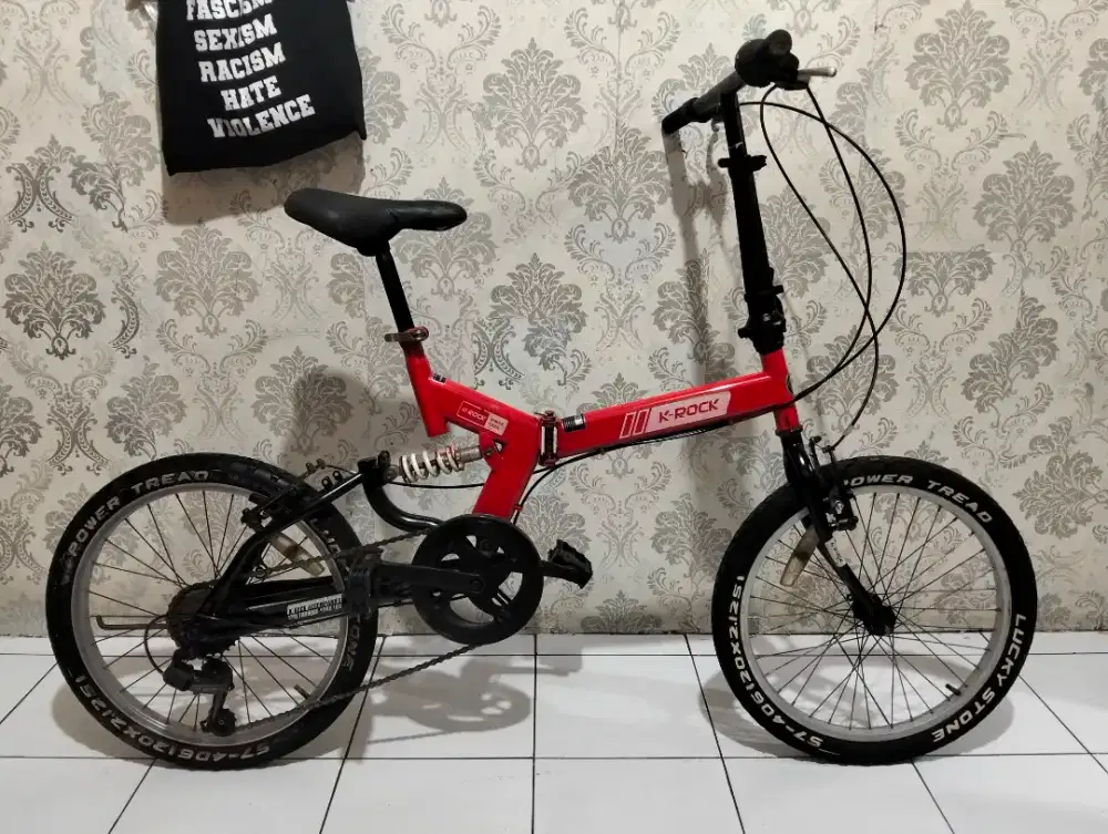 Sepeda lipat ukuran 20 untuk umur 5 sampai 17 tahun