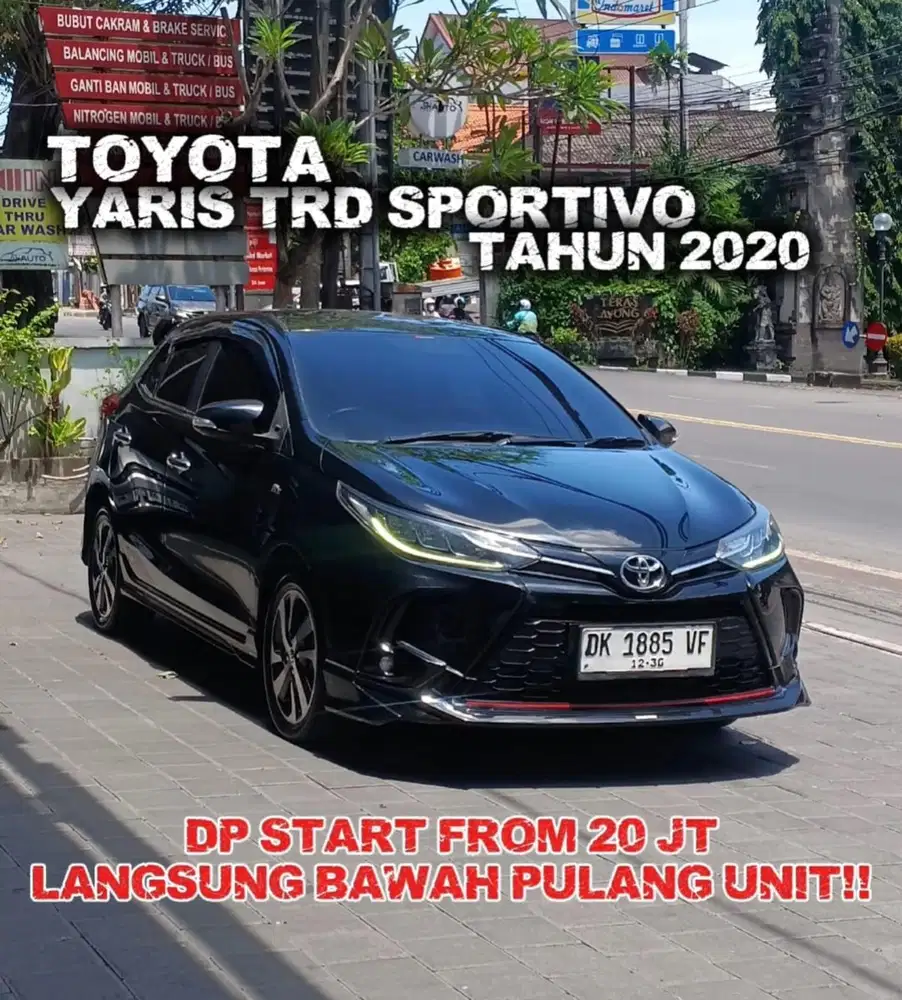 Yaris gr sport matic new model 2020 asli bali