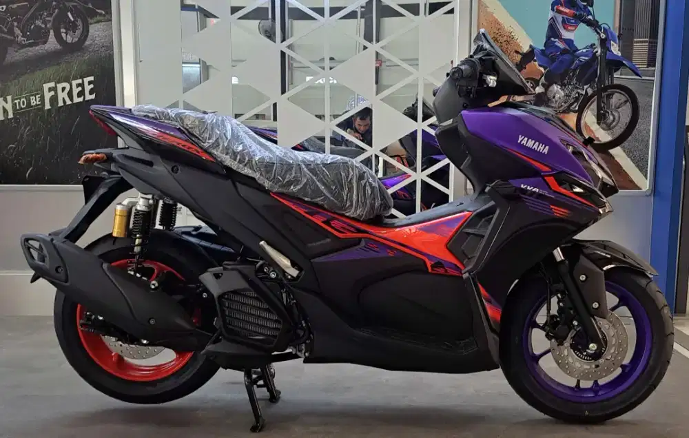 [ Motor Baru ] aerox alfha abs keyles conected cybercity ungu