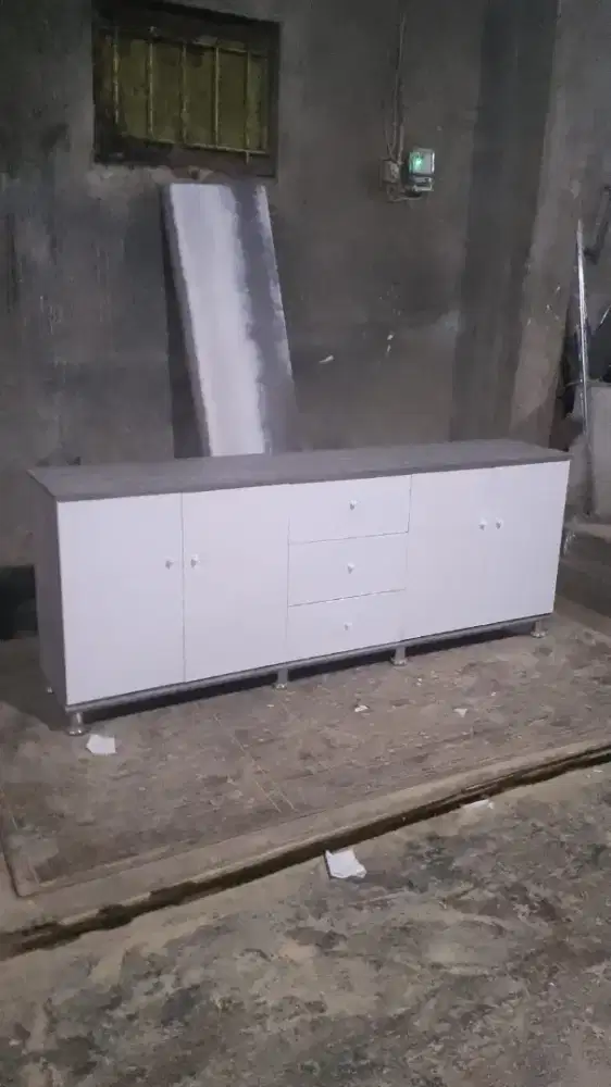 Meja tv panjang 2 meter bufer tv bupet