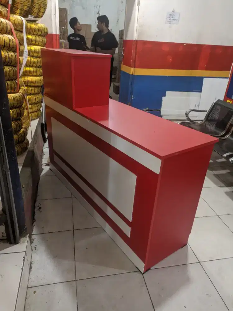 Meja kasir meja toko meja klinik meja counter undak meja jnt JNE