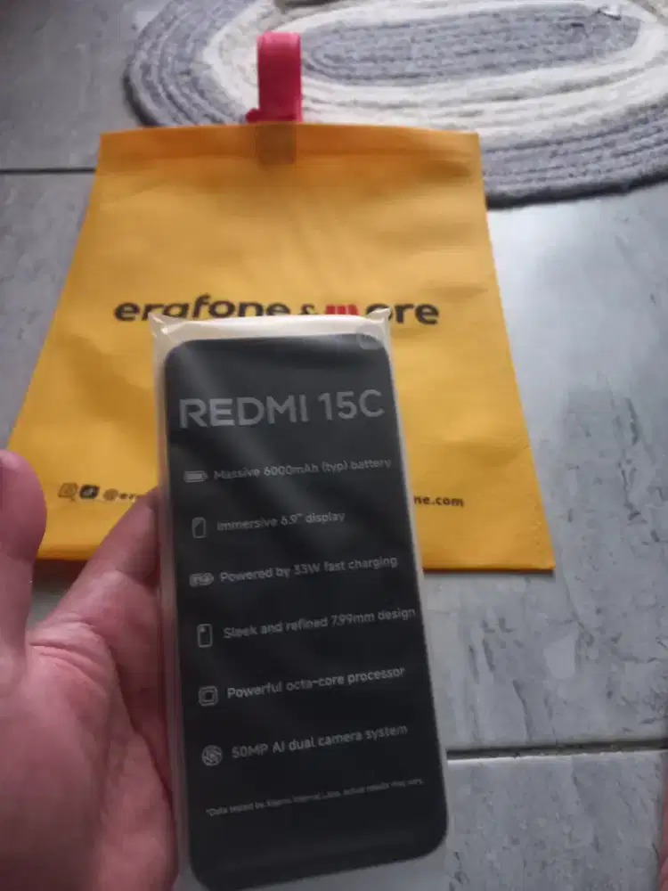 Xiomi 15C baru 1 hari masih gresss
