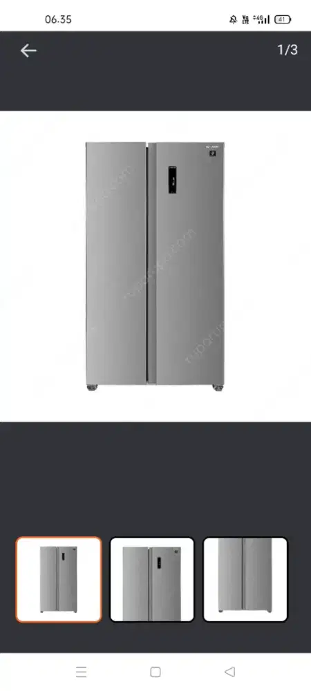 Sharp 630ltr kulkas 2 pintu