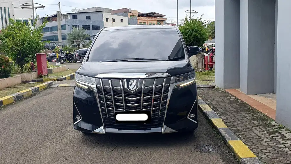 Km36rb toyota alphard g atpm tss 2022 hitam pajak panjang