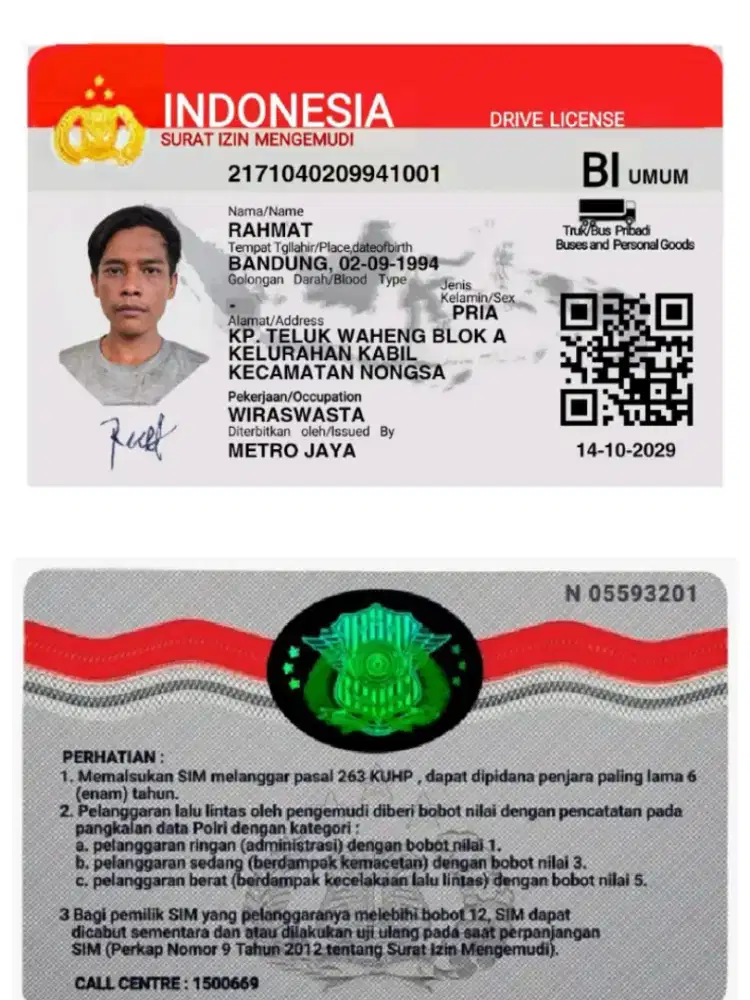 Biro jasa sim A,B1,B2,C